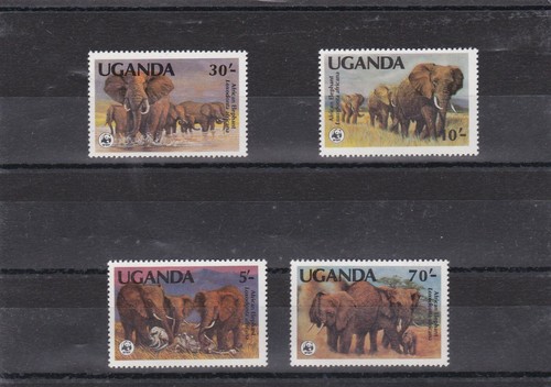 Wwf timbres ouganda - wwf,