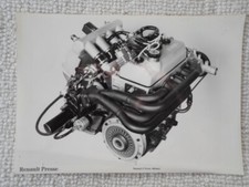 RENAULT 5 TURBO orig 1980 Press Photo of Engine Motor Moteur