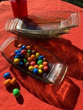 Ensemble de 4 raviers en verre