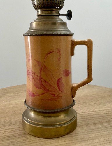 Lampe ancienne faïence - ancienne,,