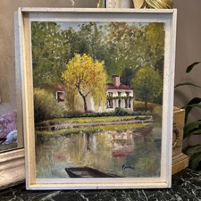 Huile Sur Toile Ancienne