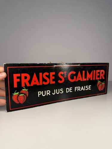 Ancienne plaque publicitaire
