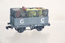 Hornby Dublo Kit Construit Grand Central Gcr 5 Planche Ouvert Wagon Avec Load Og