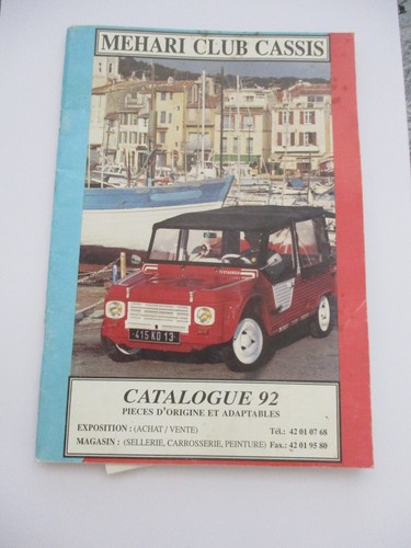 Ancien catalogue 1992 - 1992, mehari
