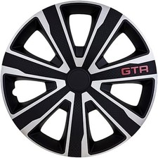 FOR NISSAN NV400 16" INCH WHEEL TRIMS BLACK & SILVER HUB CAPS GTR 4PC