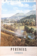 Affiche publicitaire SNCF 1960