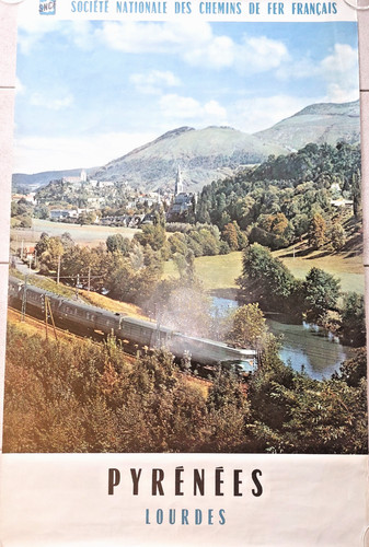 Affiche publicitaire sncf - affiche, 1960
