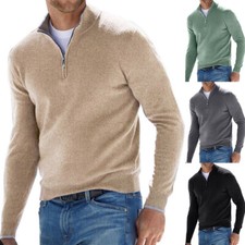 Manteau D'hiver Chaud En Cachemire Pour Hommes Pull À Manches Longues Sweat- /
