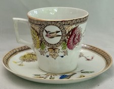 TASSE ET SOUS TASSE  FAIENCE