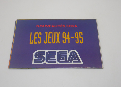 Catalogue poster sega jeux - sega,