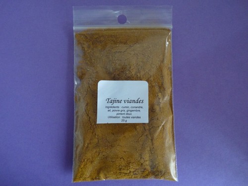 Epices pour tajine viande g - epices,