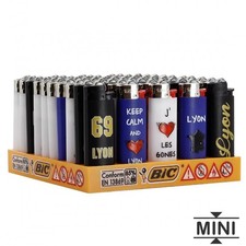 50 briquets jetables bic à