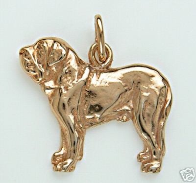 Pendentif chien dogue - , de