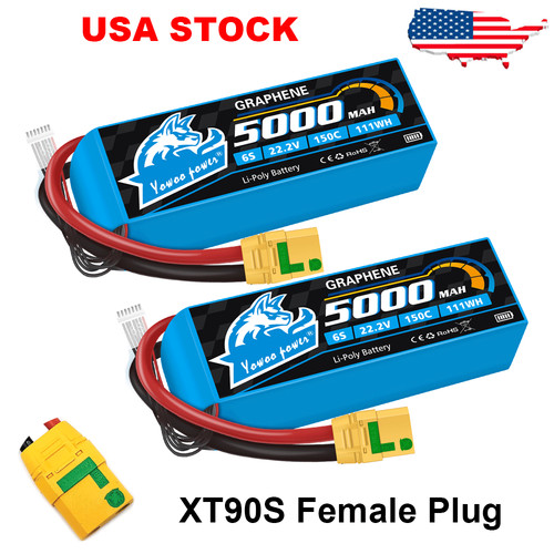 2pcs yowoo 5000mah - 2pcs, 22.2v