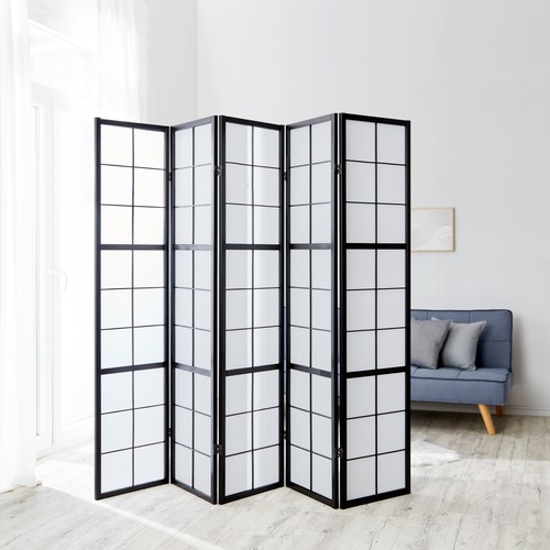 Paravent panneaux shoji - 5, bois