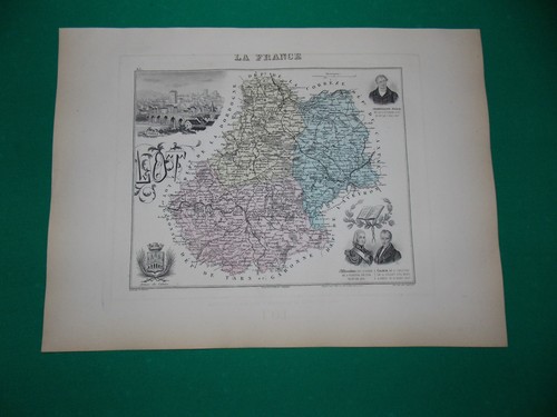 Lot carte atlas - atlas, migeon