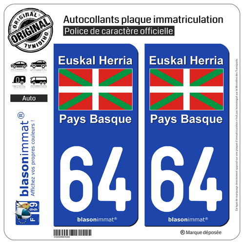 Stickers autocollant plaque - 2,