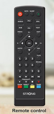 Télécommande de remplacement pour STRONG SRT82 DVB-T2 Receiver HDMI Stick...