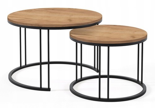 Table basse ronde 1 roxy - table,