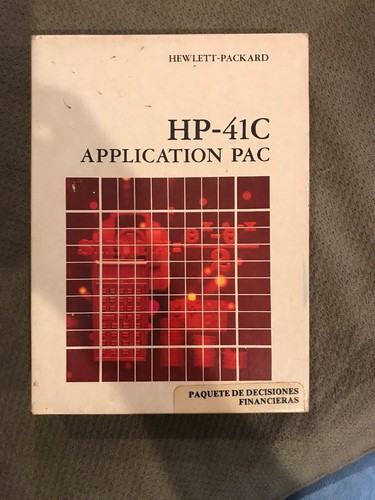 41c paquete decisiones - hp-41c,