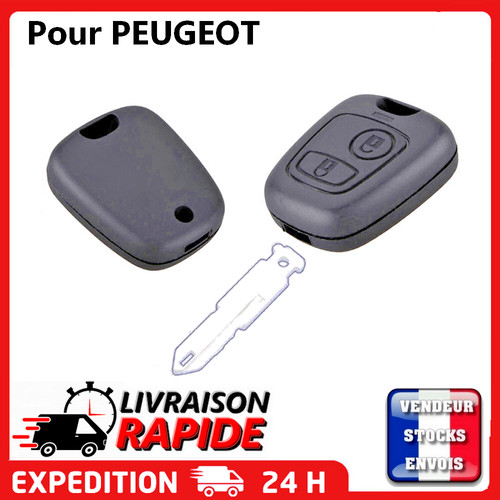 Coque clé plip - pour, peugeot