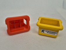 2 CASIERS A BOUTEILLES JAUNE