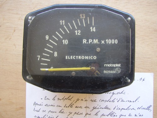 Compte tours motoplat - compte-tours, original