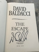 SIGNED & NEW - THE ESCAPE by David Baldacci (2014, Hardcover)
