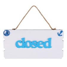  Panneau fermé ouvert à double face pour les affaires en bois suspendu décor de