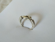 ZOLOTAS BAGUE ARGENT MASSIF GRECQUE NOEUD D'HÉRACLÈS HERCULE anneau greek silver