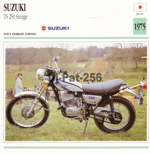 Fiche moto suzuki ts - moto, :