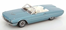 FORD Thunderbird Cabriolet de 1966 bleu métallisé au 1/18 de KK-Scale KKDC181341
