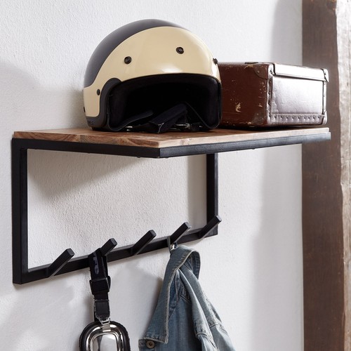 Finebuy porte manteau mural - finebuy, 5