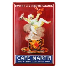 Plaque métal publicitaire