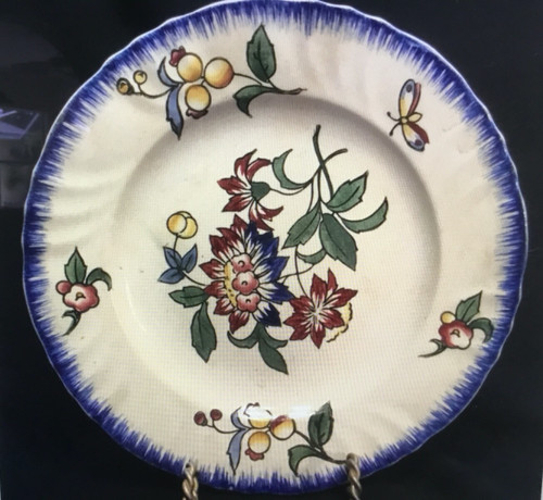 Antique longwy french faience - longwy,