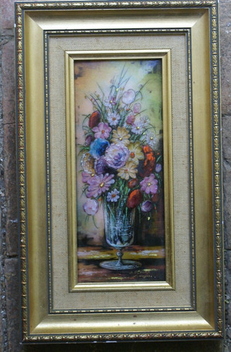 Bouquet email limoges signe - bouquet, de