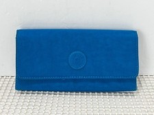 KIPLING blue Nylon Zip Around Organizer Wallet