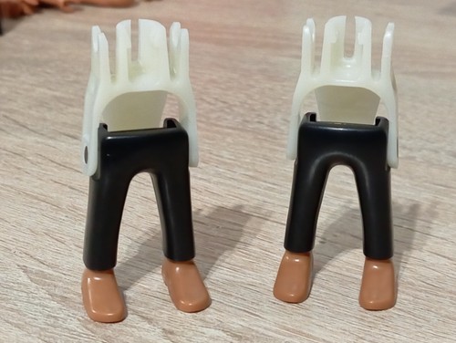 Playmobil jambes noires - x2,