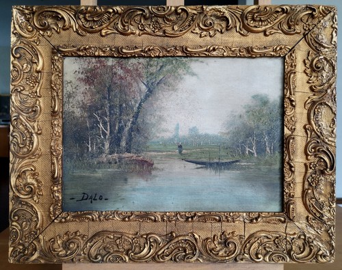 Hst paysage impressionniste - paysage,