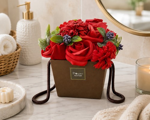 Bouquet fleurs bain - fleurs, de