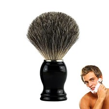 Blaireau de rasage – Blaireau de rasage en poils véritables – Pinceau en poil...