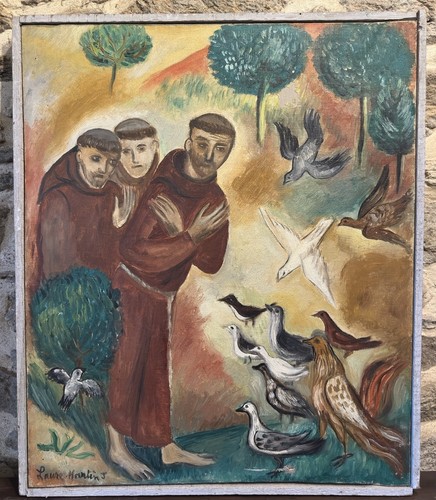 Huile sur toile signée