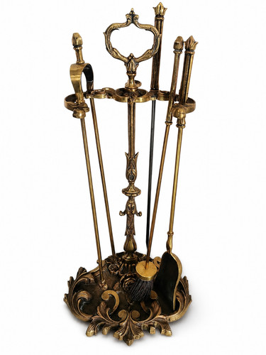 Serviteur cheminée ancien - serviteur, de