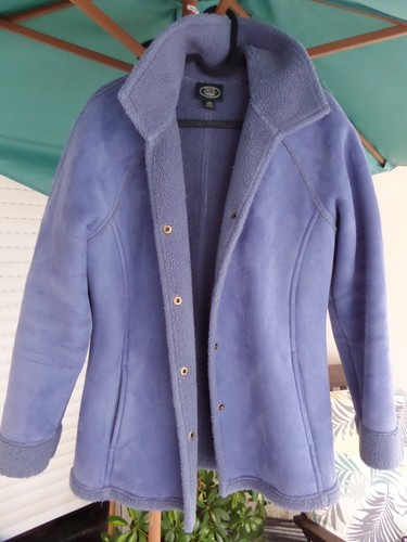 Manteau bleu ciel laura - 3/4,