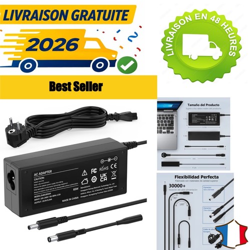 Chargeur dell 65w - dell,