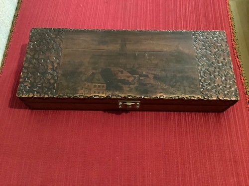Boîte bois avec - « boÎte, en