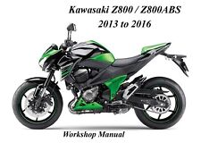 KAWASAKI Z800 / Z800ABS 2013 to 2016 WORKSHOP MANUAL - PDF Files