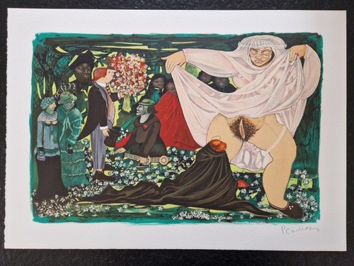 Pierre cadiou lithographie - pierre, en