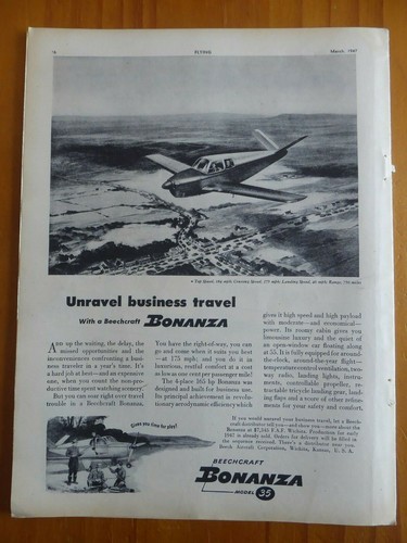 1947 pub beech aircraft - 3/1947,