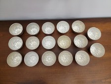 Vintage Aluminum Baking Tins Set of 17 Swirl Top - Tart Jello Mini Cuisine Molds